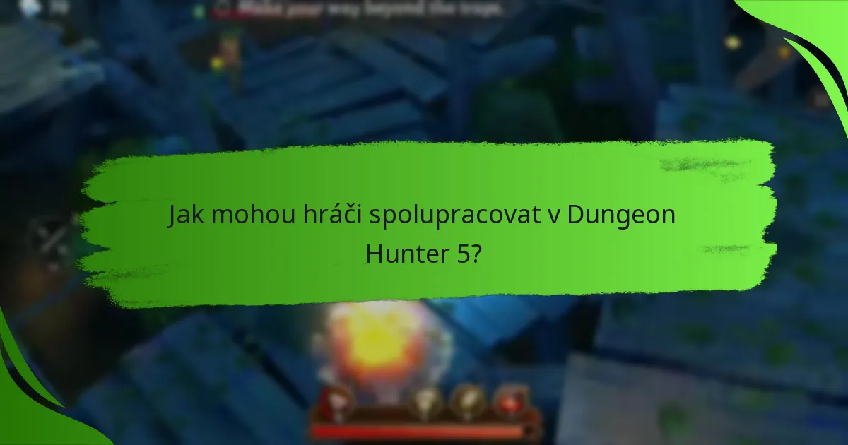 Jak mohou hráči spolupracovat v Dungeon Hunter 5?