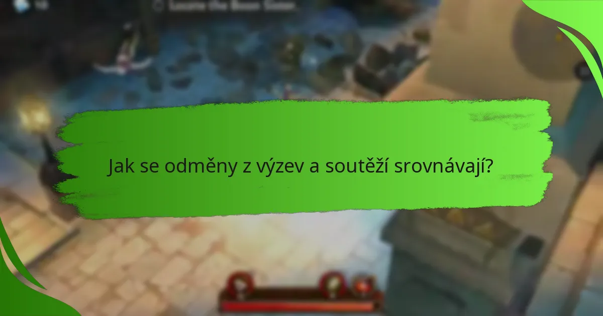 Jak se odměny z výzev a soutěží srovnávají?