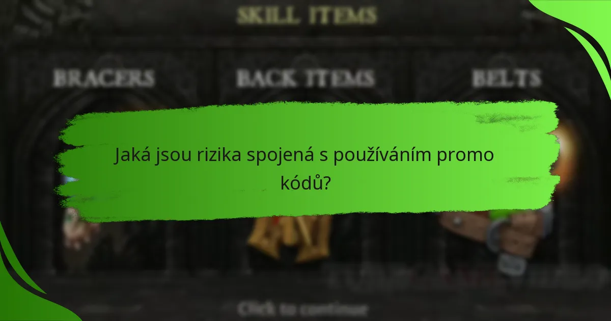 Jaká jsou rizika spojená s používáním promo kódů?